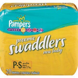 Pampers Premies Diapers Size P Up To 5 Lbs