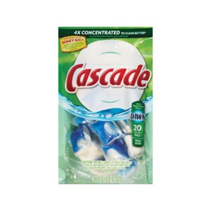 Cascade ActionPacs Dishwasher Detergent Fresh Scent, 20CT - CVS.com