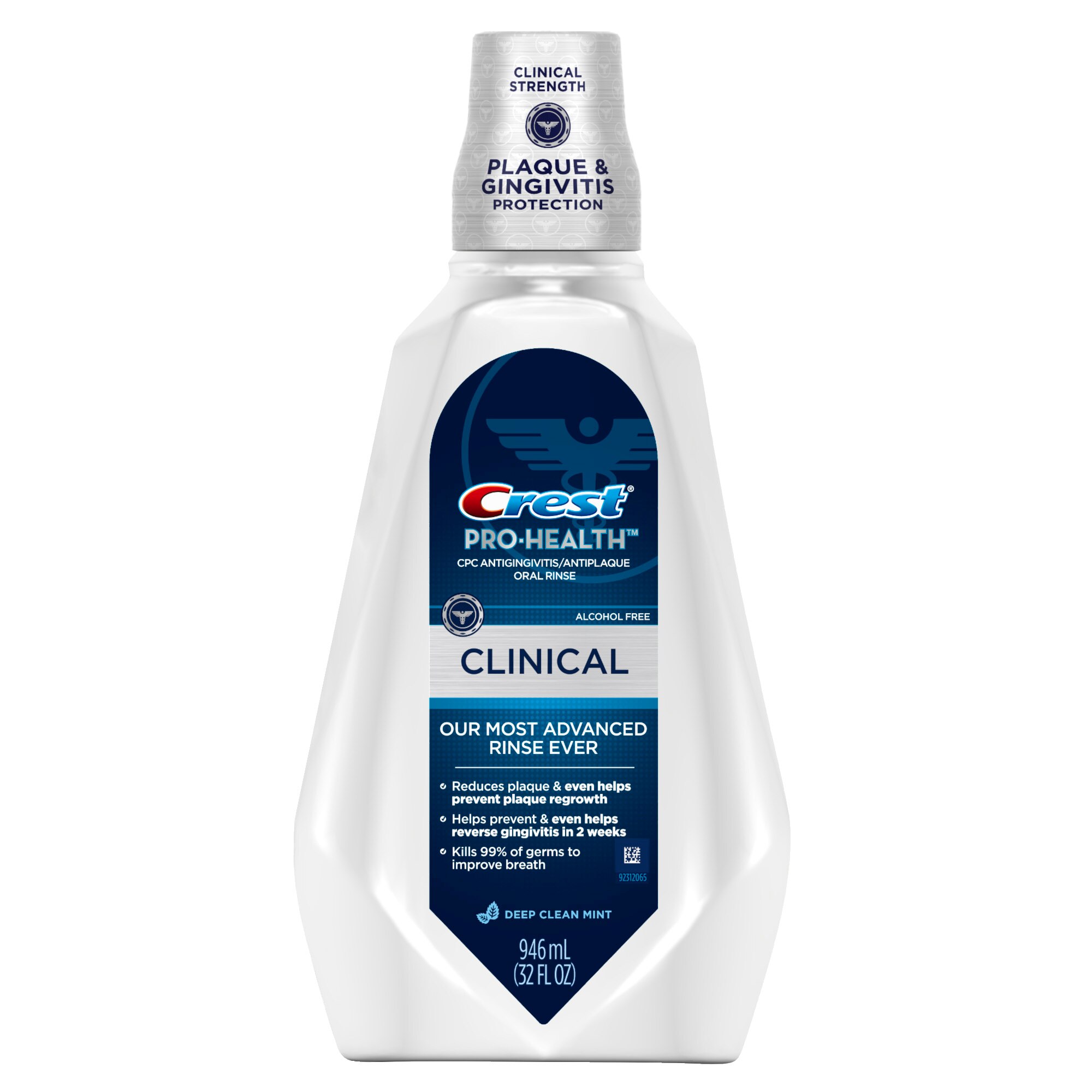 Crest Pro Health Clinical CPC Antigingivitis/Antiplaque Oral Rinse Deep Clean Mint