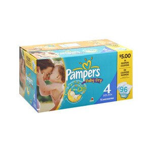 Pampers Baby Dry Sesame Street Diapers Size 4 (22-37 lb)