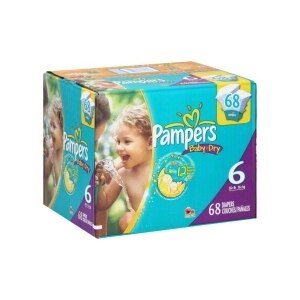 Pampers Baby Dry Sesame Street Diapers Size 6 (35+ lbs)