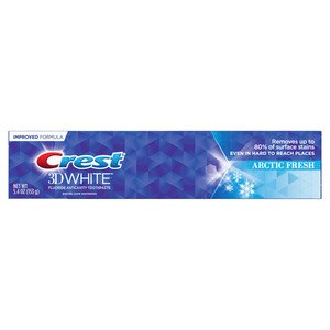 Crest 3D White Fluoride Anticavity Toothpaste, Icy Cool Mint