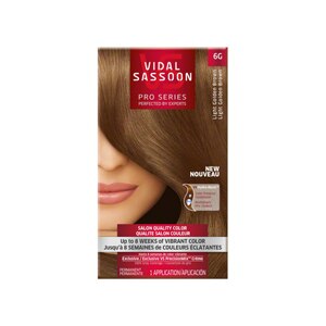 Vidal Sassoon Pro Series Salon Quality Hair Color, 6G Light Golden Brown
