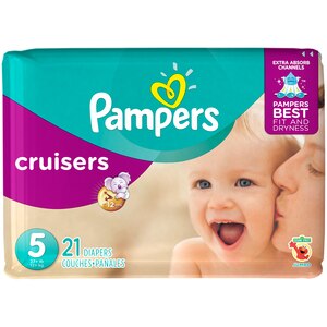 Pampers Cruisers Diapers Size 5 27+ Lbs
