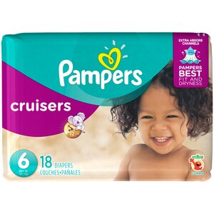 Pampers Cruisers Diapers Size 6 35+ Lbs