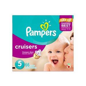 Pampers Cruisers 3-Way Fit Sesame Street Diapers,Size 5 (27+ lb)