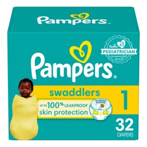 Pampers Swaddlers New Baby Diapers Size 1 8-14 Lbs