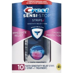 Crest Sensi-Stop Tooth Sensitivity Relief Strips, 10 Each