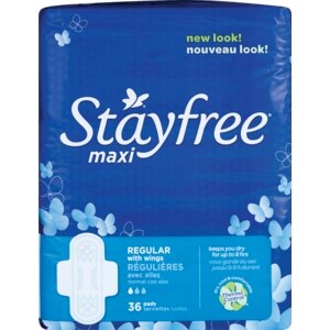 Stayfree Maxi Pads Regular With Wings