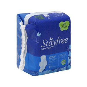 Stayfree Ultra Thin Regular Pads with Wings