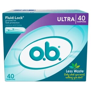O.B. Fluid-Lock Tampons