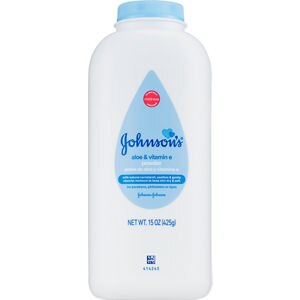 Johnson's - Talco con almidón de maíz, áloe vera y vitamina E