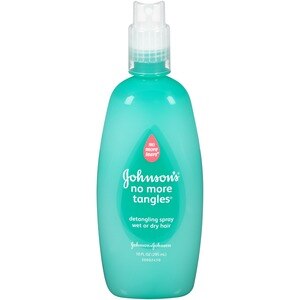 Johnson's No More Tangles Detangling Spray for Wet or Dry Hair