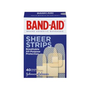 Band-Aid Bandages Comfort-Flex Sheer Assorted Sizes