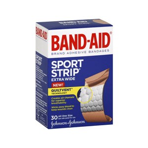 Band-Aid Bandages Sport Strip Extra Wide