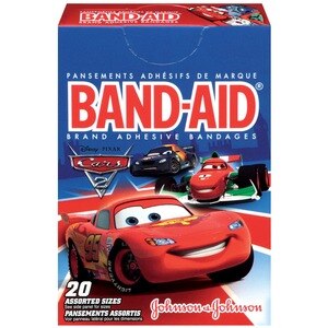 Band-Aid Disney Pixar Cars Adhesive Bandages Assorted Sizes
