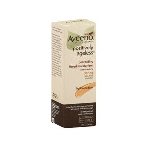 Aveeno® Active Naturals Positively Ageless Correcting Tinted Moisturizer Light to Medium SPF 30