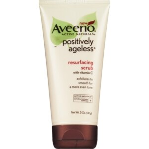 Aveeno® Active Naturals Positively Ageless Resurfacing Scrub with Vitamin C