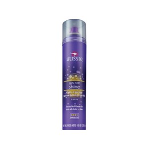 Aussie Hi Hold + Hi Shine - Spray para el cabello de fijación máxima