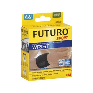 Futuro Sport Wrap Around Wrist Support Adjust To Fit Black