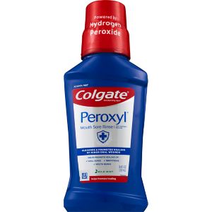 Colgate Peroxyl Antiseptic Oral Cleanser Alcohol-Free Mild Mint