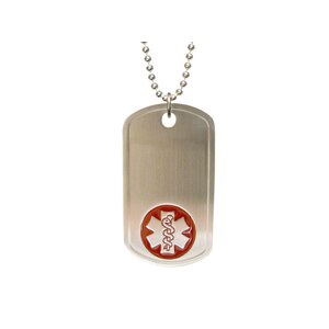 American Medical ID Stainless Dog Tag 28 in.
