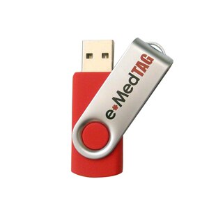 American Medical ID E-Med Tag USB Swivel e-Med Tag