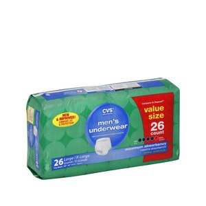CVS Protective Underwear Moderate Absorbency Large (38-50 Inches) (2 PK of 26 EA/Total 52)