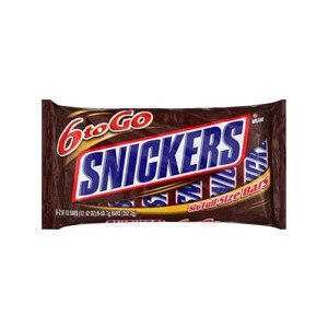 Snickers 6 to Go Full Size Candy Bars