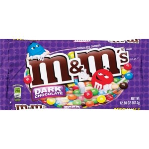 M&M's Dark Chocolate Candies
