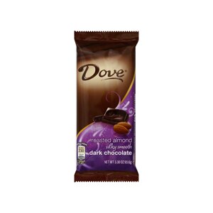 Dove Silky Smooth Dark Chocolate Bar with Roasted Almonds