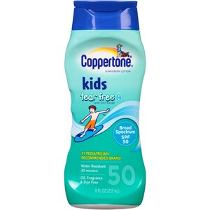 Coppertone Kids Tear Free Sunscreen Lotion Broad Spectrum SPF 50