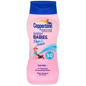 Coppertone Water Babies Pure & Simple Sunscreen Lotion SPF 50