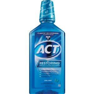 Act Restoring Anticavity Mouthwash Cool Splash Mint