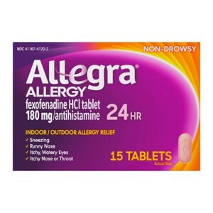 Allegra Allergy Indoor & Outdoor Allergies 24 Hour Tablets