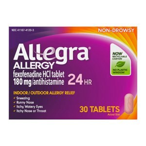 Allegra Allergy Indoor & Outdoor Allergies 24 Hour Tablets