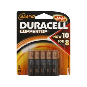 Duracell Coppertop Alkaline Batteries AAA