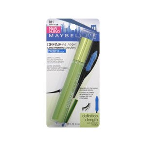 Maybelline - Rímel alargador resistente al agua, Very Black 811