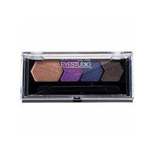 Maybelline Eye Studio Color Plush Silk Eyeshadow Quad, Smokey Night