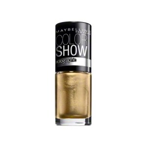 Maybelline Color Show The Holographics Nail Lacquer, Bold Gold