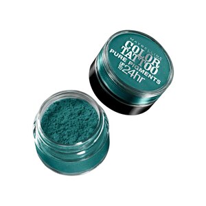 Maybelline Eye Studio Color Tattoo Pure Pigments Loose Powder Shadow, Never Fade Jade