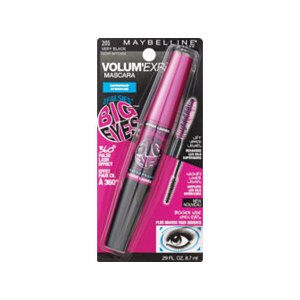 Maybelline New York Volum' Express The Falsies Big Eyes Waterproof Mascara, Very Black