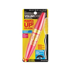 Maybelline New York Volum' Express Pumped Up! Colossal Waterproof Mascara, Glam Brown