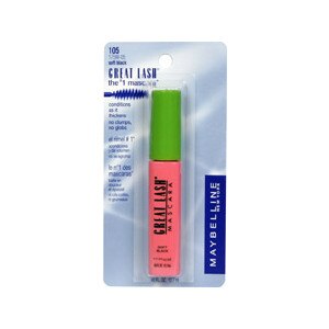 Maybelline Great Lash Mascara Washable Lash Building Brush Soft Black