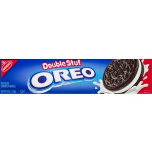 Oreo Double Stuf Chocolate Sandwich Cookies