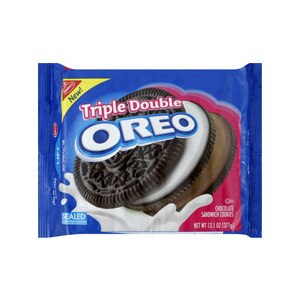 Nabisco Triple Double Oreo Chocolate Sandwich Cookies