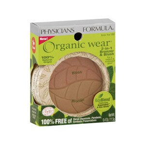 Physicians Formula Organic Wear 2-In-1 Bronzer & Blush Bronzer/Rose 1060