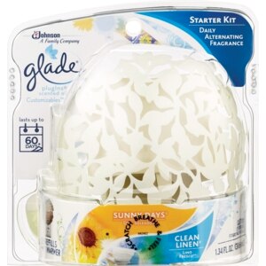 Glade Fan-Powered Alternating Clean Linen and Sunny Days Fragrances