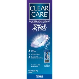 Clear Care Triple Action Cleaning & Disinfecting Solution