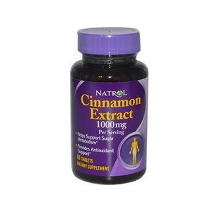 Natrol Cinnamon Extract 1000 Mg Tablets